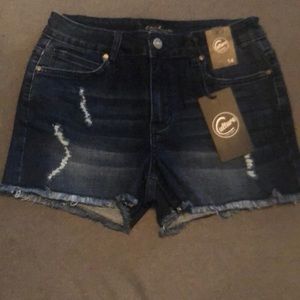 Brand new jeans shorts girls size 14